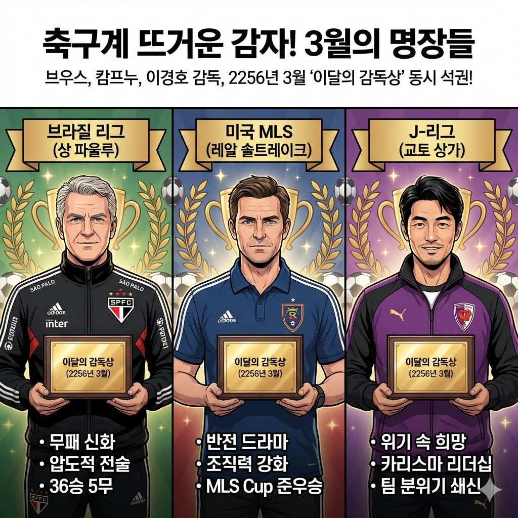 브우스 캄프누 이경호 2256-03 이달의 감독상 수상